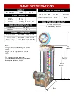 Preview for 5 page of Bay-Tek Hyper Nova Service Manual