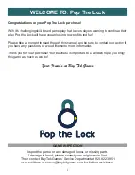 Preview for 4 page of Bay-Tek Pop the Lock Service Manual