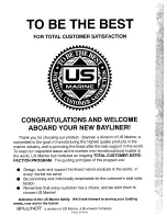 Preview for 2 page of Bayliner 1995 3288 Owner'S Manual