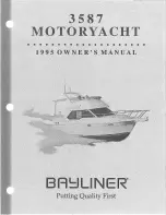 Preview for 1 page of Bayliner 1995 3587 Owner'S Manual