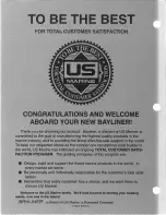 Preview for 2 page of Bayliner 1995 3587 Owner'S Manual