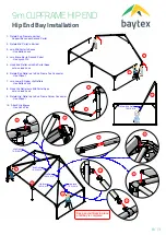 Preview for 9 page of Baytex CLIPFRAME HIP END Assembly Instructions Manual