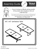 Preview for 1 page of bbf A176668B Assembly Manual