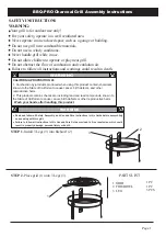 Preview for 2 page of BBQ Fun on the Run 0-03946586-9 Owner'S Manual