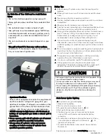 Preview for 7 page of BBQ PG-40522SOL Owner'S Manual