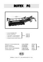 BCS ROTEX FC Owner'S Manual preview