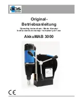 BDS AkkuMAB 3000 Operating Instructions Manual preview