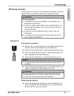 Preview for 21 page of BDS AkkuMAB 3000 Operating Instructions Manual