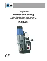 BDS MAB 485 Operating Instruction preview