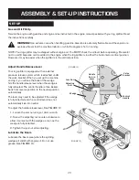 Preview for 23 page of BE Ag & Industrial Agri Ease BE-25TLE65GX Owner'S Manual