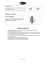 Preview for 15 page of Be Cool BC45ST2002F Instruction Manual