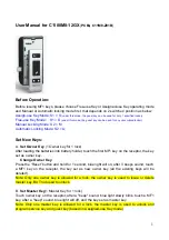 Be-Tech C1100M8-12GX User Manual preview