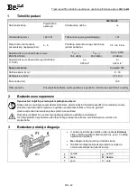 Preview for 42 page of BEA 380/16-429LN Additional Instructions