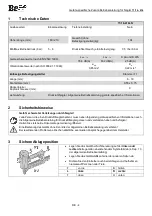 Preview for 4 page of BEA 71/16-416LN Instructions Manual