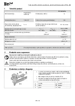 Preview for 42 page of BEA 71/16-416LN Instructions Manual