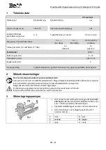 Preview for 44 page of BEA 71/16-416LN Instructions Manual