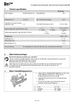 Preview for 20 page of BEA P8/16-428 Device-Specific Additional Instructions