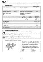 Preview for 22 page of BEA W25-826EMAXI Instructions Manual