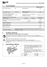 Preview for 28 page of BEA W25-826EMAXI Instructions Manual