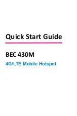 BEC 430M Quick Start Manual preview