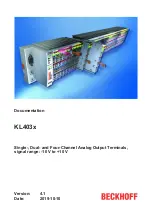 Beckhoff KL403 Series Documentation preview