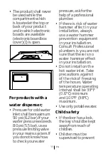 Preview for 10 page of Beco RSSE265K30WN User Manual