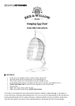 Preview for 1 page of BED BATH & Beyond BEE & WILLOW home Assembly Instructions Manual
