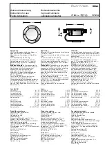 BEGA 77 814 Instructions For Use preview