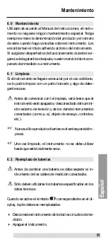 Preview for 51 page of BEHA Unitest Therm 100 Instruction Manual