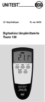 Preview for 57 page of BEHA Unitest Therm 100 Instruction Manual