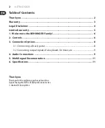 Preview for 2 page of Behringer DI20 User Manual