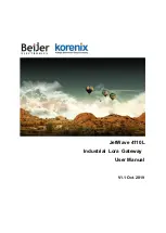 BeiJer Korenix JetWave 4110L User Manual preview