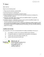 Preview for 5 page of Beka Hospitec 810142501 User Manual