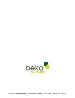 Preview for 46 page of Beka Hospitec 810142501 User Manual