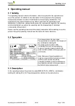 Preview for 7 page of Beka Hospitec SENTA PUR L Original Operating Manual