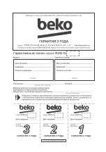 Preview for 54 page of Beko 01M-8844443200-1721-05 User Manual