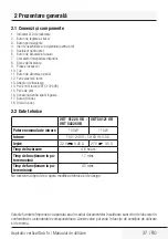 Preview for 37 page of Beko 8911583200 User Manual