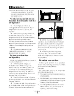 Preview for 12 page of Beko 9610NFY User Manual