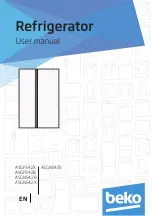 Preview for 1 page of Beko ASGN542B User Manual