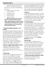 Preview for 21 page of Beko ASGN542B User Manual