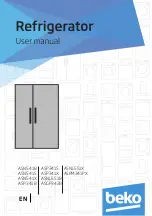 Preview for 1 page of Beko ASGP342B User Manual