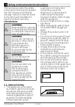 Preview for 4 page of Beko ASGP342B User Manual