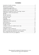 Preview for 4 page of Beko BCFD350 Installation & User'S Instructions