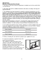 Preview for 8 page of Beko BCFD350 Installation & User'S Instructions