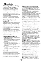 Preview for 8 page of Beko BFFD3577 Instructions For Use Manual