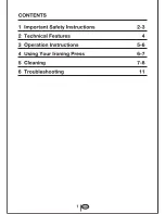 Preview for 3 page of Beko BKK 2134 B User Manual