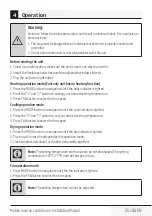 Preview for 25 page of Beko BX 109 AC Installation Manual