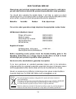 Preview for 13 page of Beko CF1300APW Operating Instructions Manual