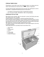 Preview for 8 page of Beko CFA1300W Operating Instructions Manual