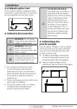 Preview for 12 page of Beko CFB1G3686VW User Manual